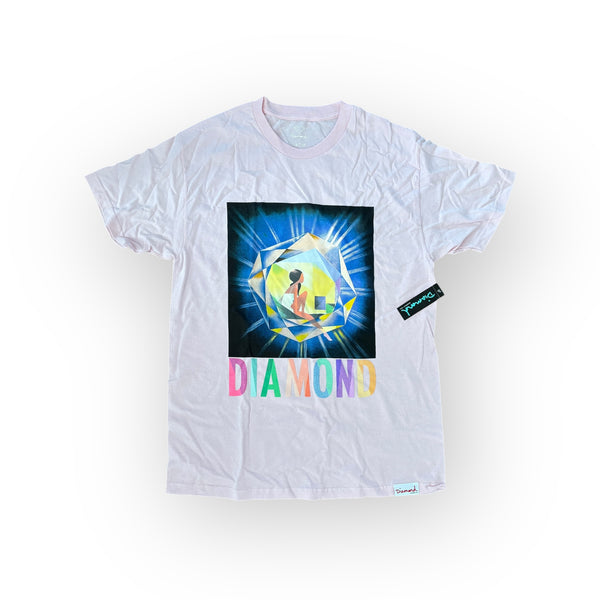 Diamond Trapped Tee Pink (BOX 9)