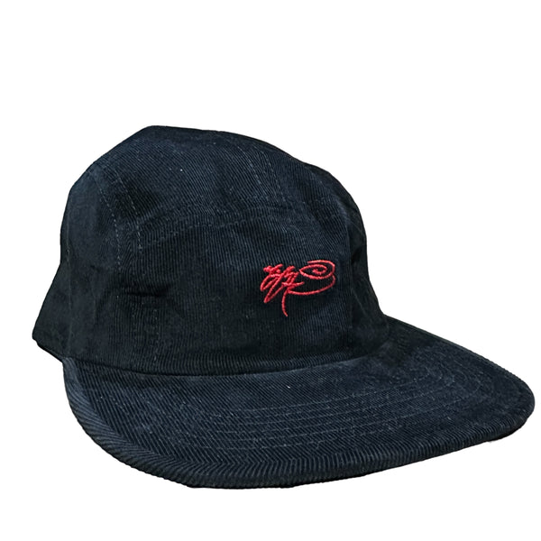 SSUR GRAFF CORD 5 PANEL CAP BLACK