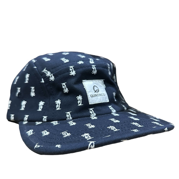 QUENTIN FLORIDIA 5 PANEL CAP NAVY