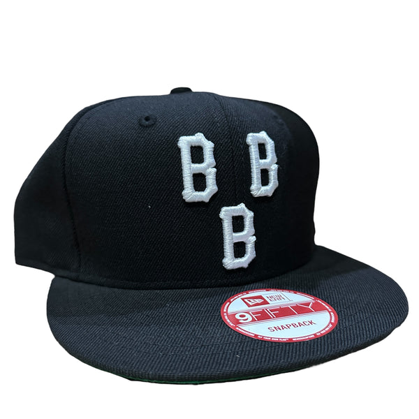 BLACK SCALE TRIPLE B SNAPBACK BLACK