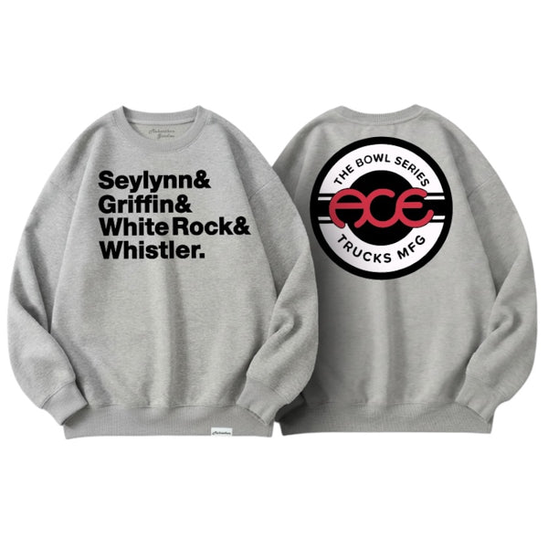Ace x Bowl Series 4 Bowls Crewneck Heather