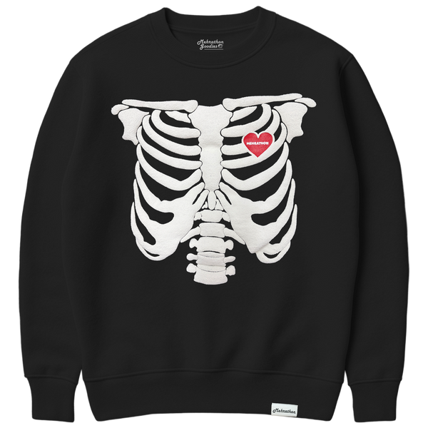 RIB CAGE CREWNECK *PUFF PRINT