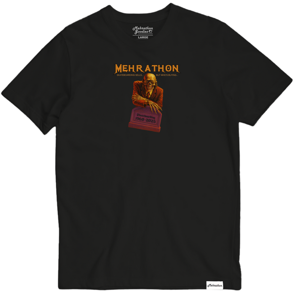 Skating is Dead Tee Black