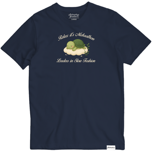 Slow Fashion Tee Navy