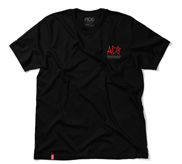 ACE X DEEDZ TIGERWEB POCKET TEE BLACK