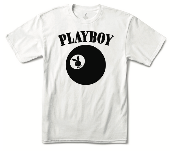 Playboy Billiards Tee White