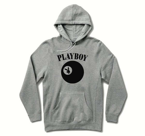 Playboy Billiards Hoody Heather Grey