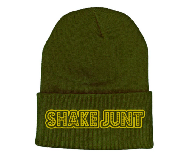 Shake Junt Stretch Logo Beanie Green