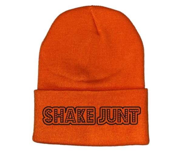 Shake Junt Stretch Logo Beanie Orange