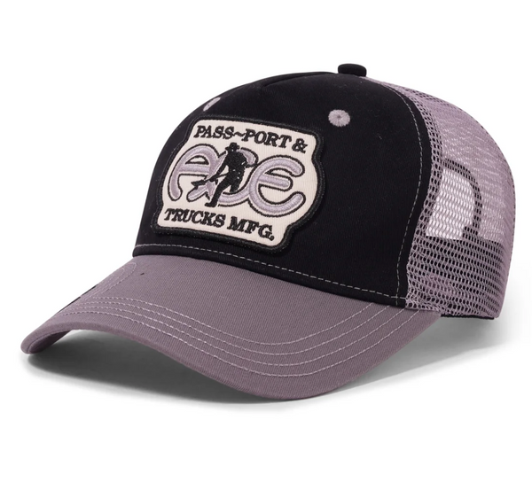 Ace x Passport Packers Trucker Cap - Black/Steel