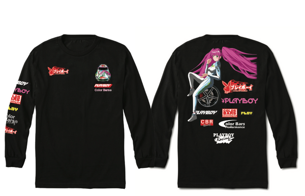 Playboy x Color Bars Sponsors Longsleeve Black