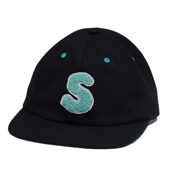 Snot Snapback Wool College Cap Black