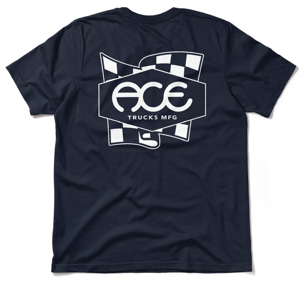 Speedway Pocket Tee Navy
