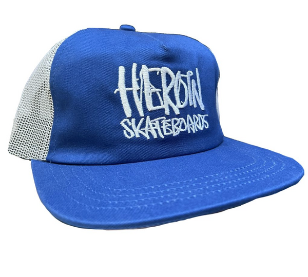 Heroin Blue Marker Trucker