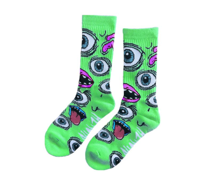 Heroin Mutant Socks Green