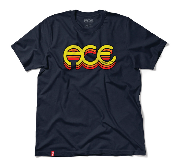 Ace Sunrise Tee navy