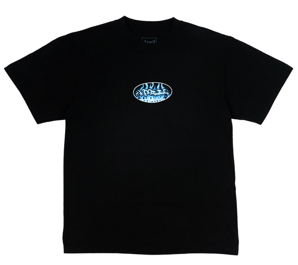 April Clear Flame Tee Black