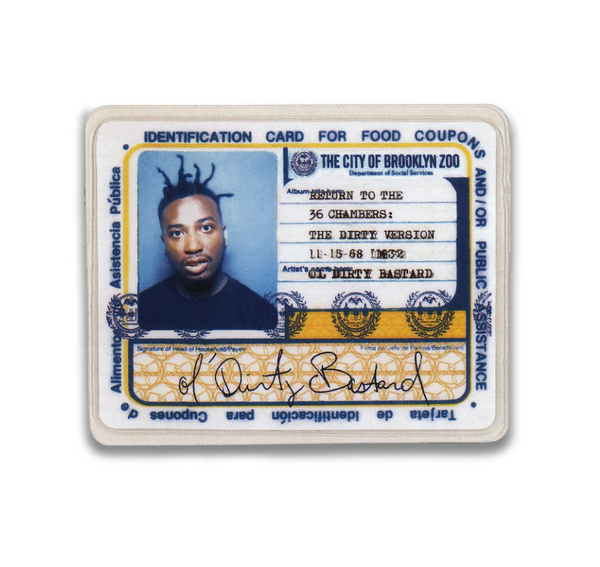 Wu Tang O.D.B. ID CARD LARGE Sticker *SINGLE