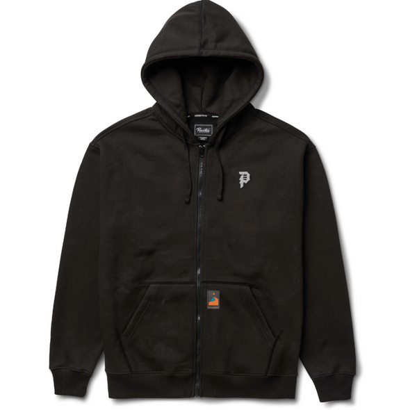Primitive DUNE HEAVYWEIGHT ZIP UP BLACK