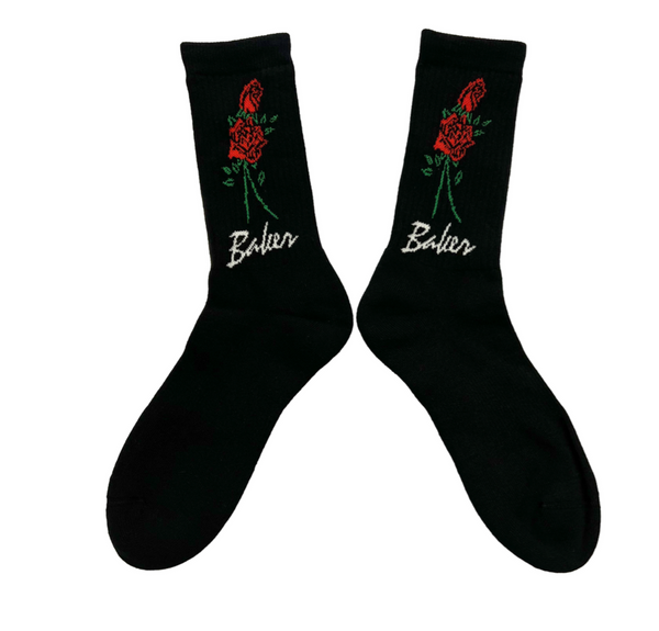 Roses BLK Socks
