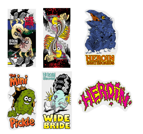 Merged Stickers 12 Pack