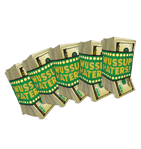 Money Talks Sticker 10pk