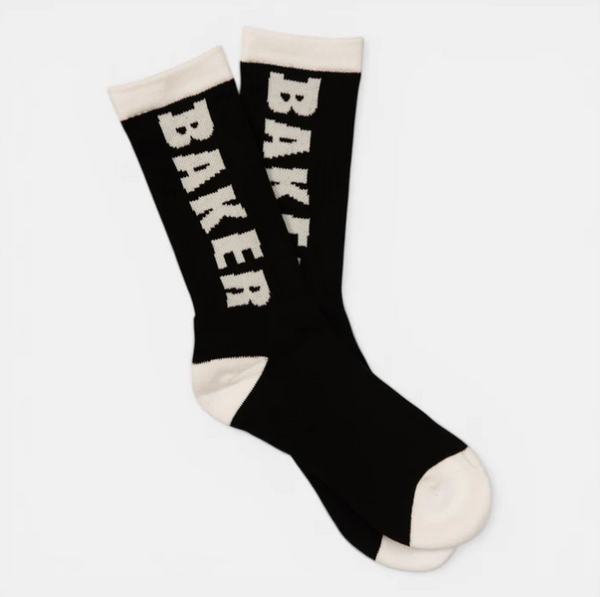 White Letters Black Socks