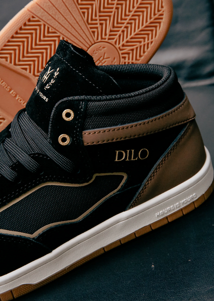 Dilo Pro – Black Suede / Brown Leather