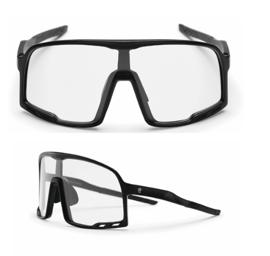 Henrik Sunglasses Black/ Transparent