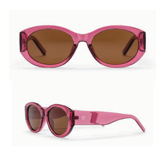 Cleo Sunglasses Burgundy