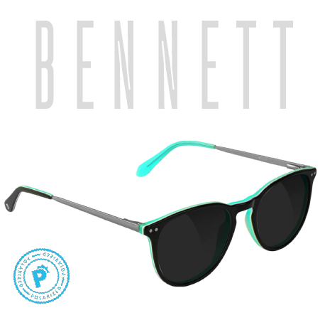 BENNET PLUS - BLACK/TIFFANY TEAL