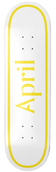 TWIN OG LOGO YELLOW WHITE DECK 8.0 / 8.25 / 8.5