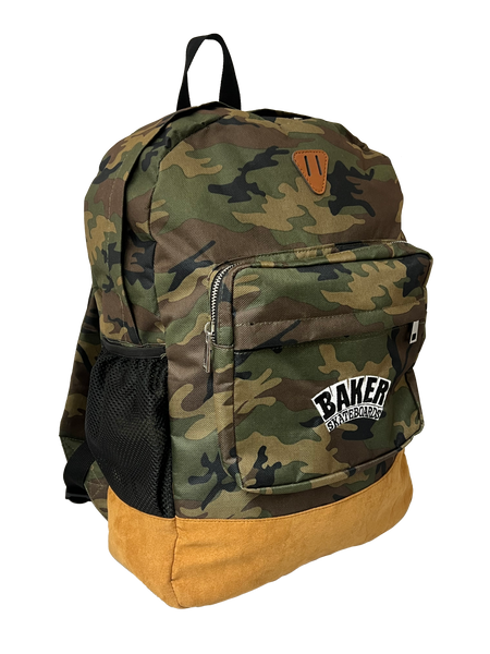 BRAND LOGO BACK PACK CAMO