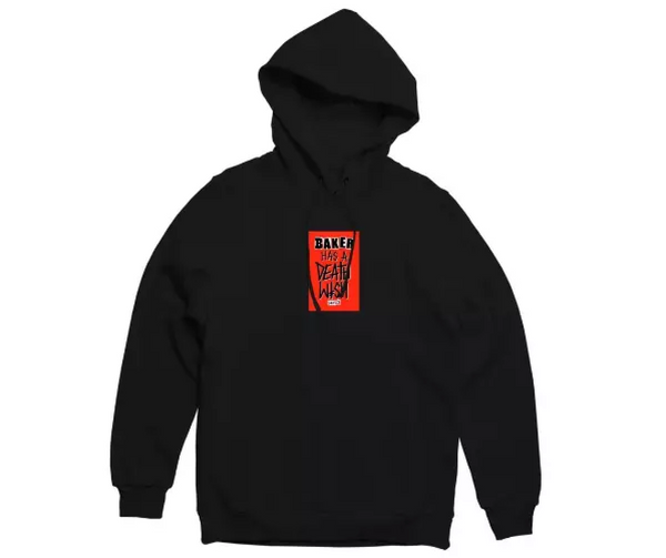 Baker has a Deathwish Hoody Black
