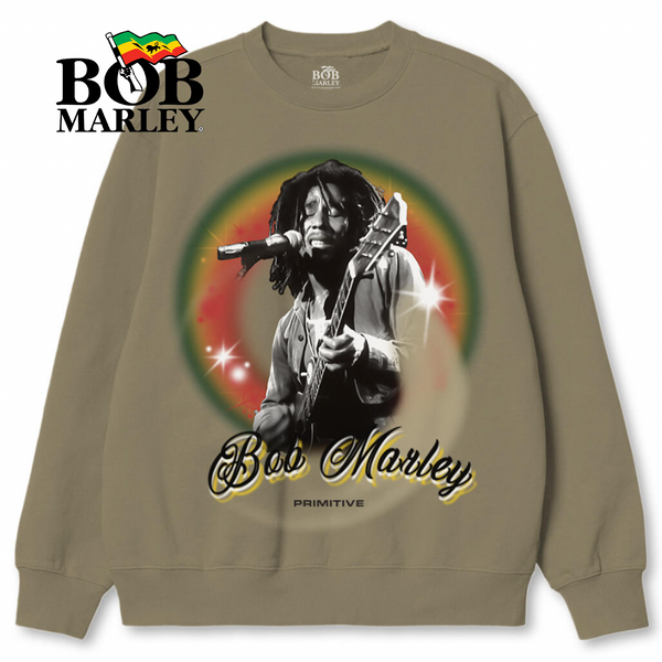 Bob Marley x Primitive Dreams Crewneck Sand