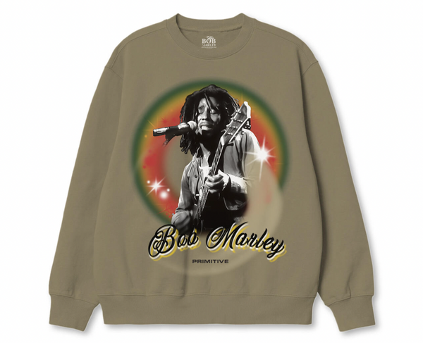 Bob Marley x Primitive Dreams Crewneck Sand