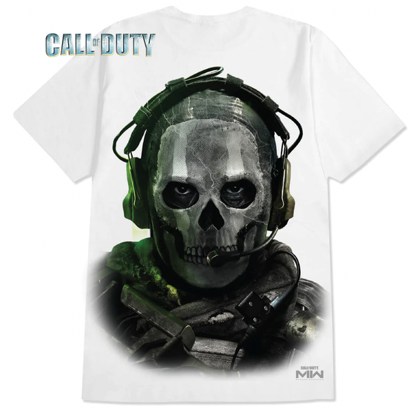 CALL OF DUTY GHOST TEE WHITE