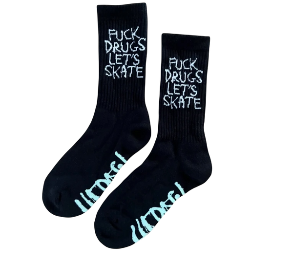 Heroin FUCK DRUGS Socks