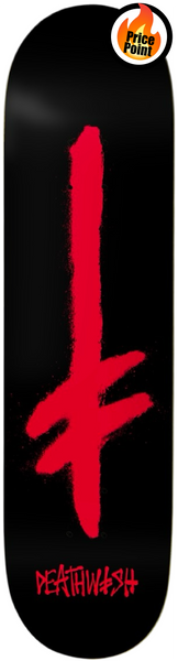 Gang Logo Black Red Deck 7.75 / 8.0 *Price Point