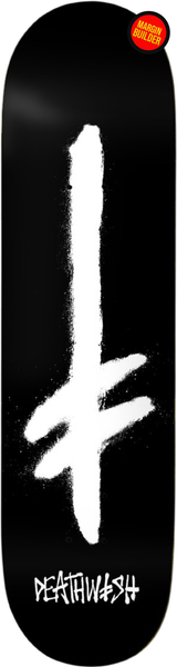 Gang Logo Black White Deck 8.25 / 8.5 *Margin Builder