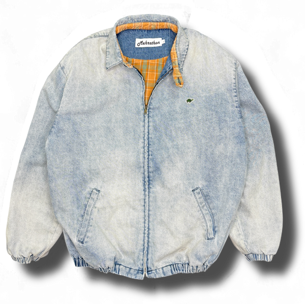 Premium Denim Enzyme Washed Golf Jacket