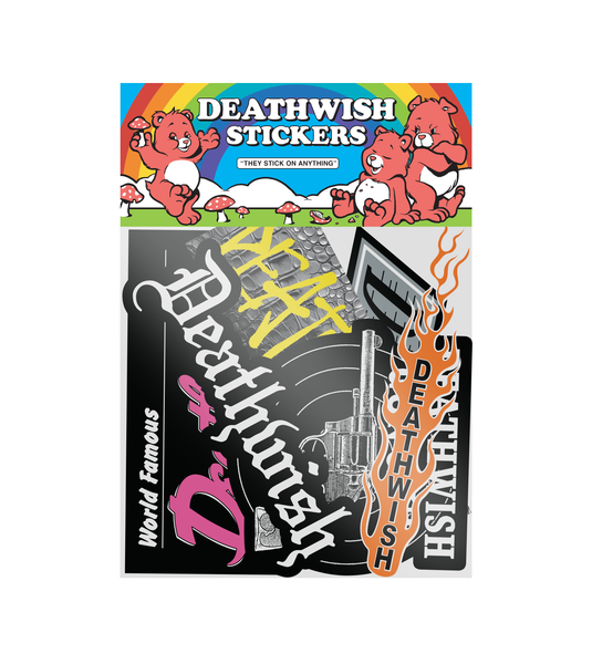 World Famous Stickers 6 pack