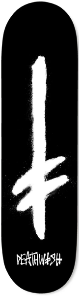 New Gang Logo Logo Deck Black/White 8.5