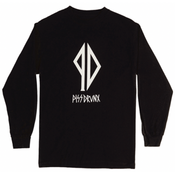 PISS DRUNX LONGSLEEVE BLACK