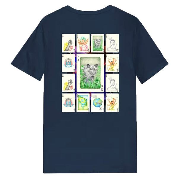 King Skateboards Cards Tee Navy