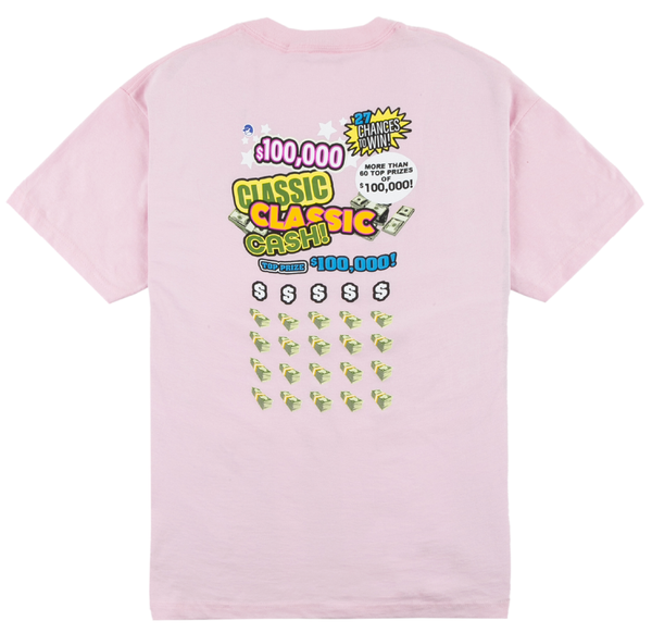 Classic Grip Scratches Tee Pink (Box 37)