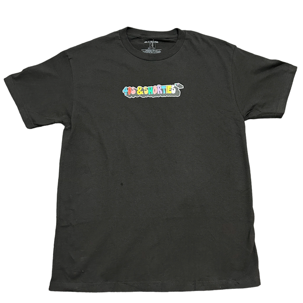 Toon Logo Black Tee - 40s & Shorties