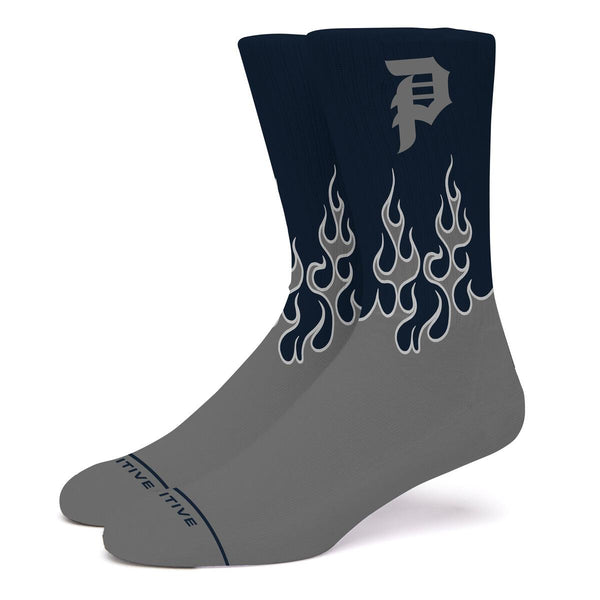 BURNOUT SOCK GREY/BLACK*Box 16
