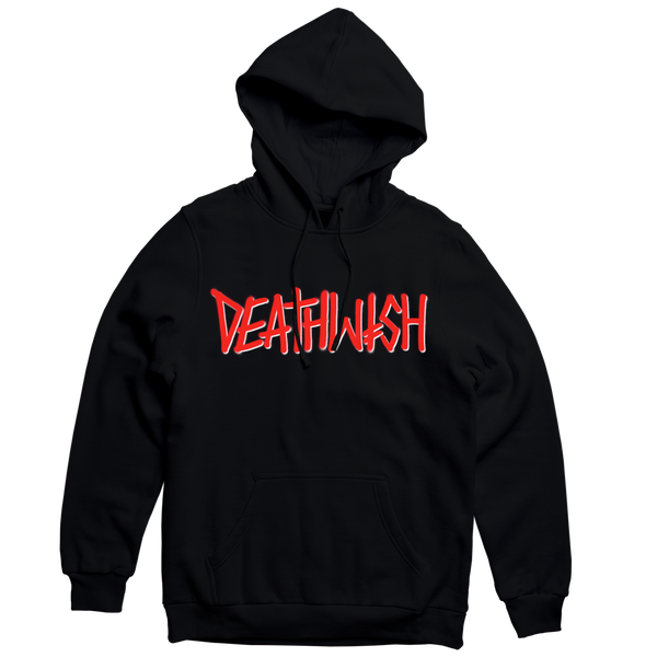 Deathspray Hood - BLACK/RED