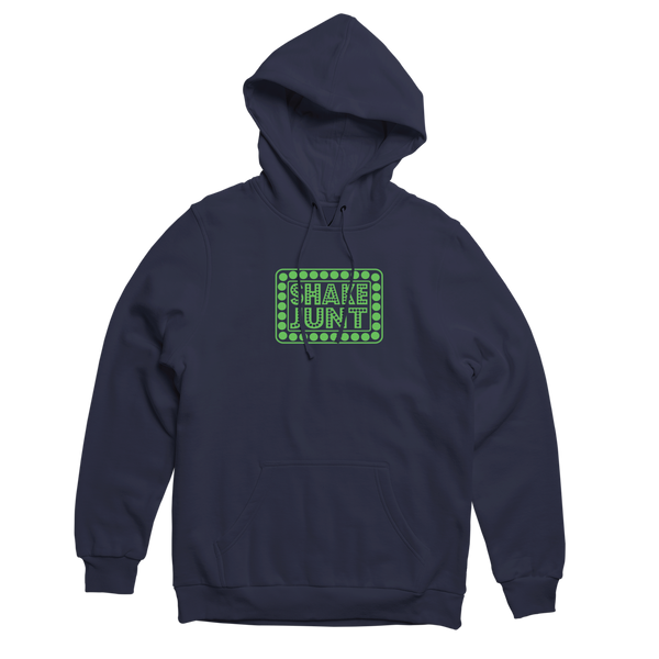 Box Logo Hoodie - NAVY/GREEN